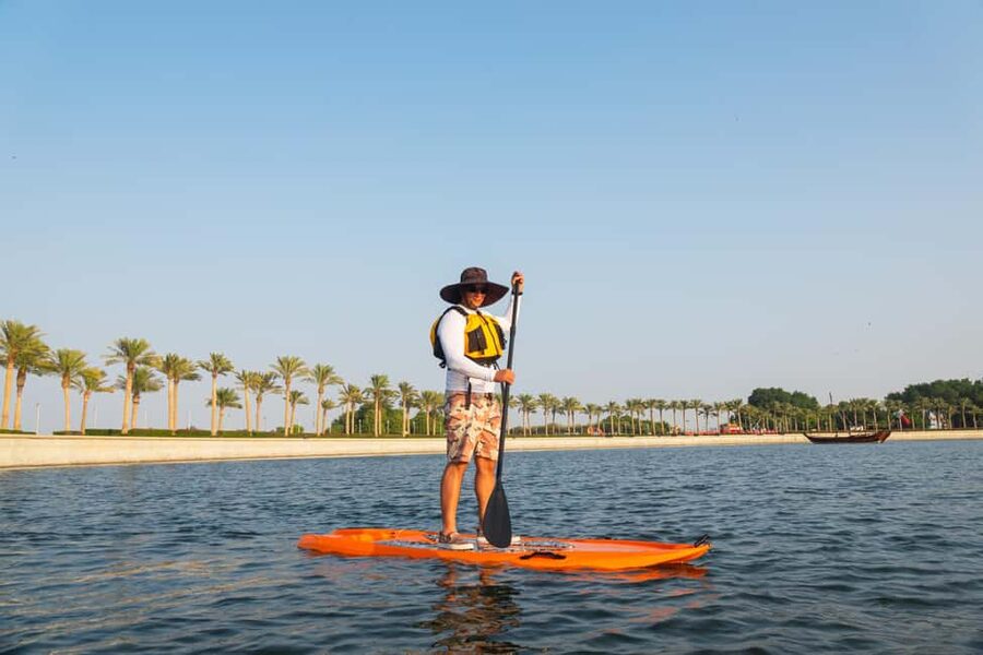 Doha: Kayaking or Paddleboarding at MIA Park - The 10-minute safety briefing