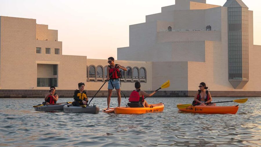 Doha: Kayaking or Paddleboarding at MIA Park - Photos, sightseeing, and a little time to slow down