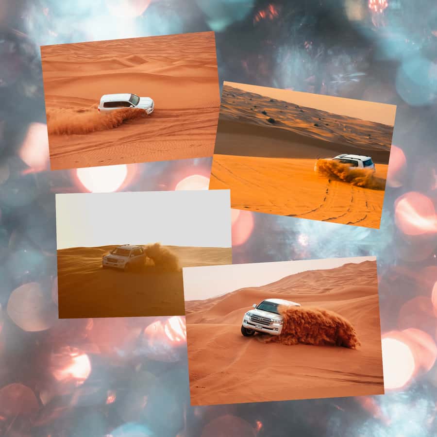 Doha Layover Desert Tour, Camel Ride and Inland sea - Sunset at the water and dunes