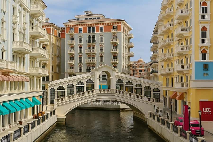 Doha: Layover or Stopover City Highlights Tour with Transfer - West Bay from the road