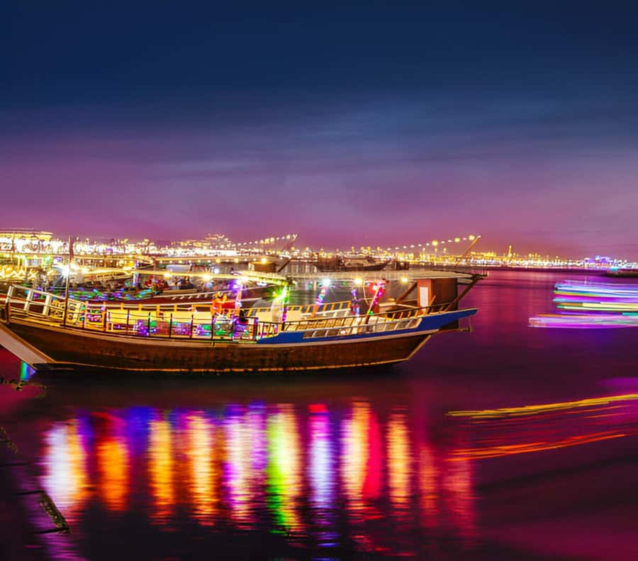 Doha: Night City Lights Tour with Arabian Dhow Cruise - What the $114 price really buys you