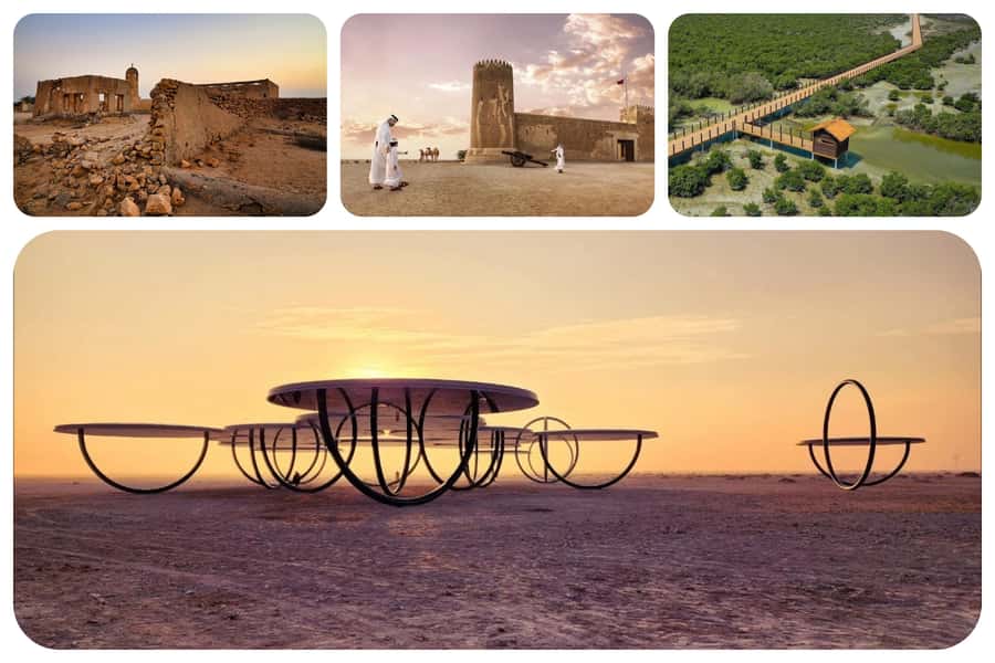 Doha: North Qatar Tour, Mangroves, & Zubara Fort and purple - Why North Qatar is worth your morning