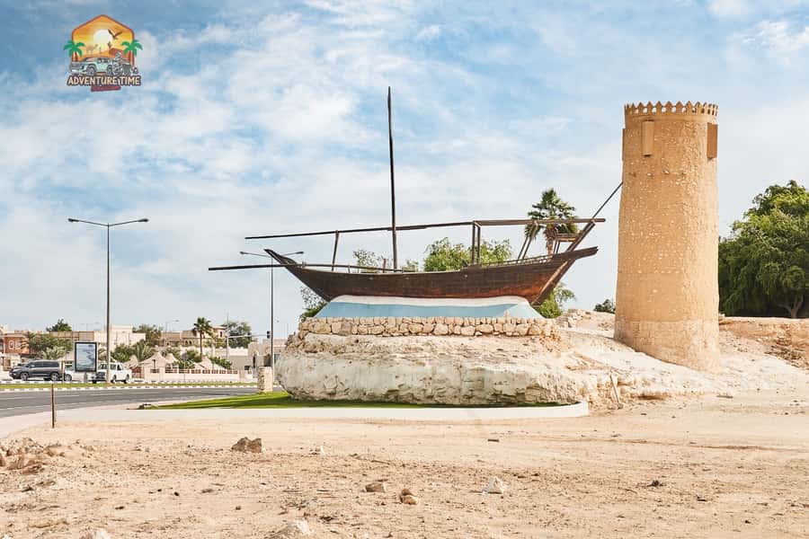 Doha North Qatar Tour Zubara Fort, Mangroves, Jumail Village - Jumail Village and Qatar’s older coastal homes
