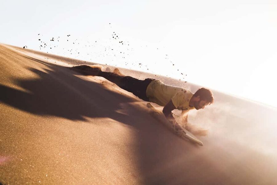 Doha Overnight Desert Safari BBQ, Food & Camp Stay Adventure - Sandboarding and the 4x4 roller coaster