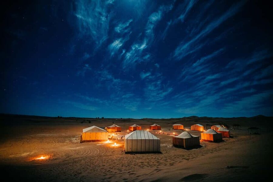 Doha: Overnight Desert Safari with Dinner and Breakfast - Mesaieed and Sealine photo stops