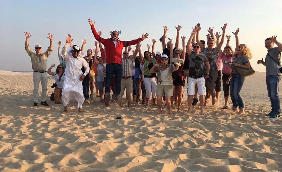 Doha: Private City and Desert Safari (Combo Tour Plan) - Doha Corniche and West Bay photo stops