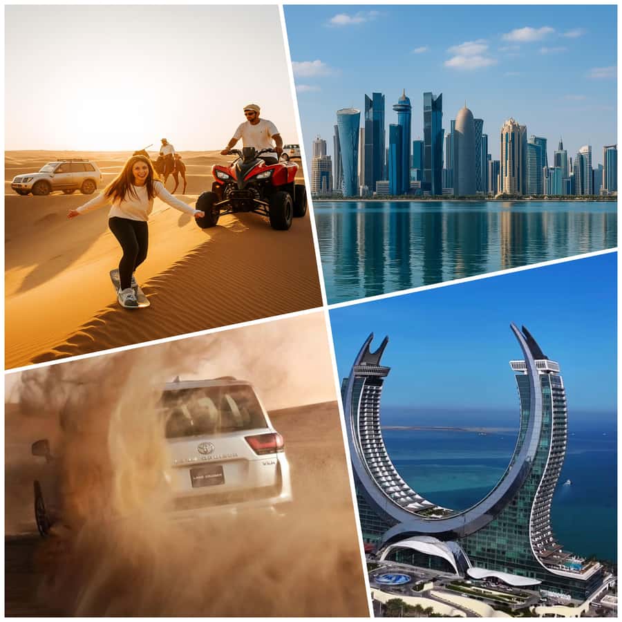 Doha: Private Combo City Tour with Desert Safari - Walking through Souq Waqif for 45 minutes