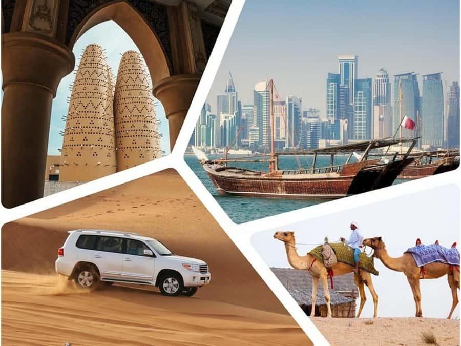 Doha: Private Combo City Tour with Desert Safari - Starting along Doha Corniche and the old Dhow Harbor