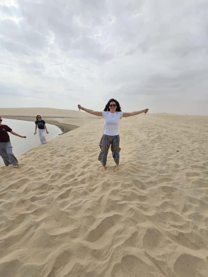 Doha:Private Desert Safari, Falcon, Sandboarding,inland sea - Timing, comfort, and who should book