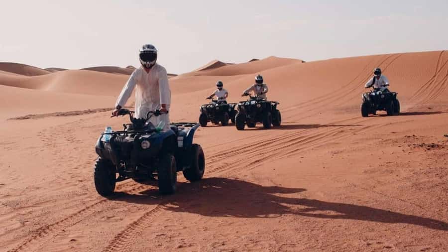 Doha : Private Desert Safari With Camel Ride & Sand Boarding - From Doha to Sealine in an air-conditioned 4x4