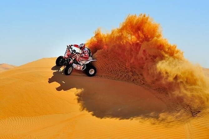 Doha Qatar ATV Quad Bike Buggy Desert Adventure and Camel Ride - Camel riding, tea, and a slower half-hour