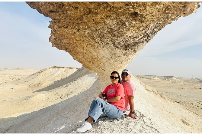 Doha Qatar Camel Race Track visit| West Coast Natural Attractions - One hour among Zekreet’s unusual rock formations