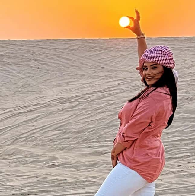 Doha Qatar : sealine adventure Camel Ride sandboard Sunset - Who will enjoy this half-day safari?