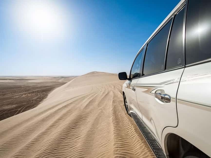 Doha:Quad Bike Desert Safari Adventure with 4x4 Vehicle Ride - Mesaieed: tea, coffee, and the optional camel ride