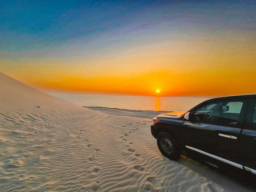 Doha:Quad Bike Desert Safari Adventure with 4x4 Vehicle Ride - Reaching the Inland Sea viewpoint