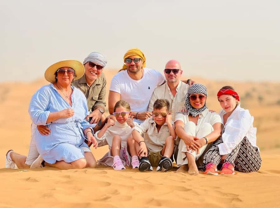Doha: Relax Desert Safari, Camel Ride, Inland Sea, Swimming - Tea, coffee, and the shift into dune driving