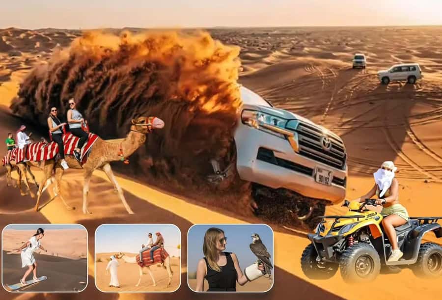 Doha: Safari, Camel Ride, Sand boarding and Inland Sea Tour - Sandboarding on Qatar’s dunes