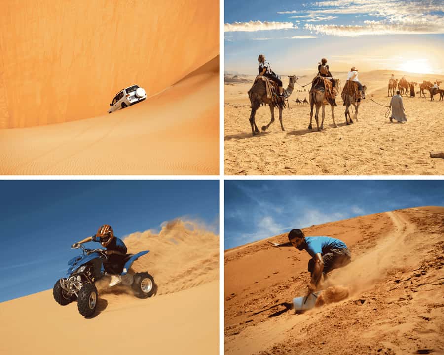 Doha: Safari, Camel Ride, Sandboarding and Inland Sea Tour - Camel riding, a brief taste of Bedouin travel