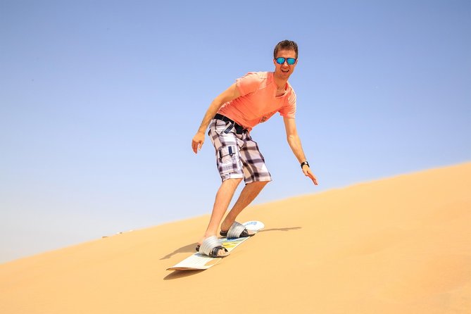 Doha: Safari, Dune bashing, Camel Ride, Sandboarding & Inland Sea - The camel stop: traditional image, short reality