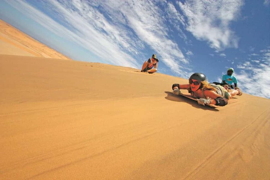 Doha Safari with Camel Ride, Inland Sea & Hotel Transfer - Khor Al Adaid, where sand meets the Gulf
