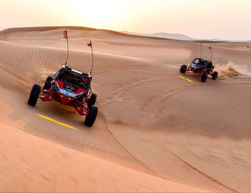 Doha: Self-Ride Desert Dune Buggy Experience with Guide - One hour of dune driving near Sealine