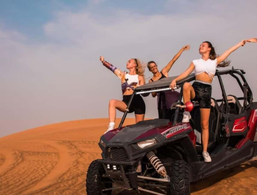 Doha: Self-Ride Desert Dune Buggy Experience with Guide - Safety briefing before the throttle