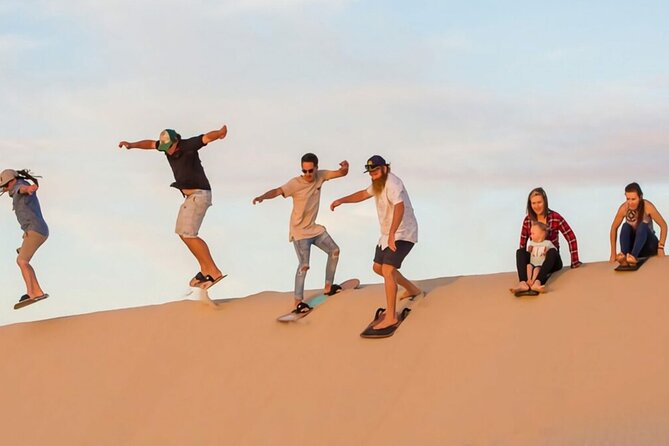 Doha Sharing Desert Safari with Dune Bashing and Sand Boarding - Sunset colors and the best time for photographs