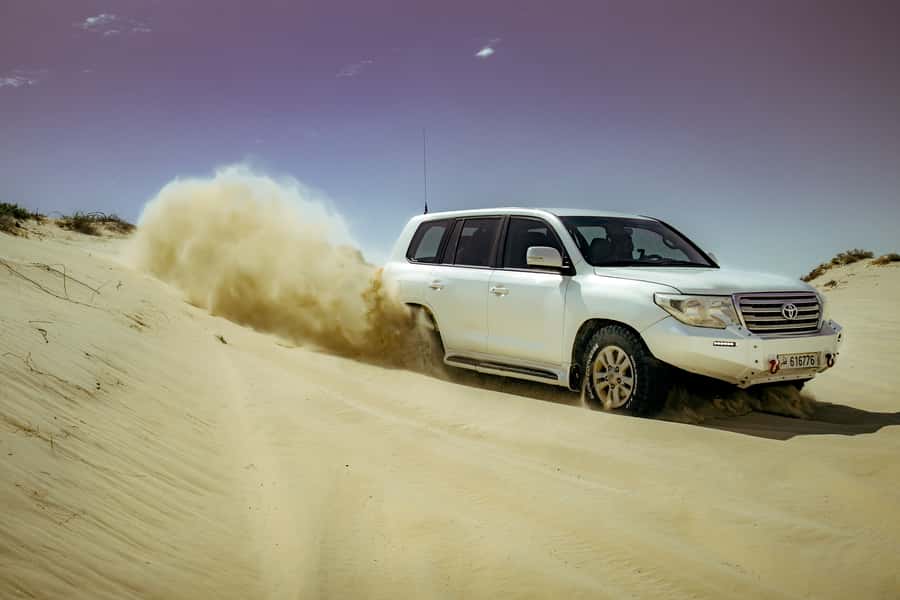 Doha: Sharing Desert Safari with Inland Sea visit - Sealine Beach gives the trip a coastal start