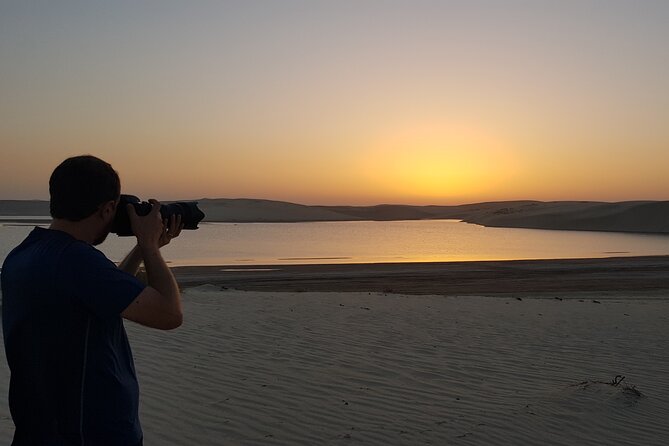 Doha: Sunrise /Sunset Desert Safari with Sand Boarding,Camel ride - Dune bashing across Qatar’s southern sands