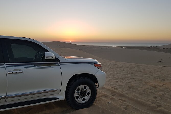 Doha: Sunrise /Sunset Desert Safari with Sand Boarding,Camel ride - Sunrise or sunset: choosing the better departure