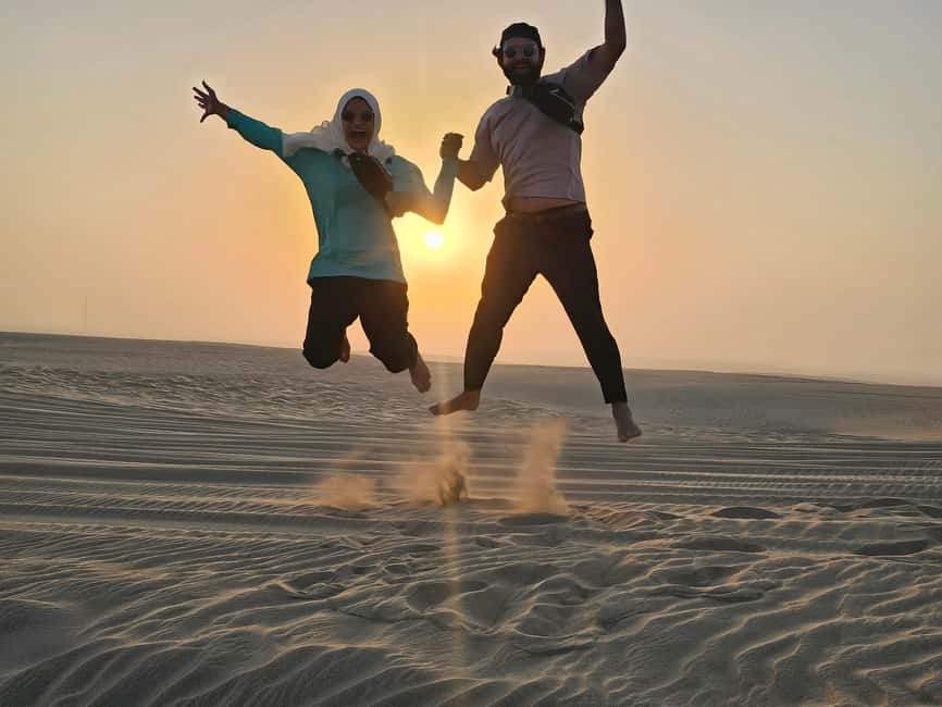 Doha Sunrise/Sunset or Night Stargazing desert safari. - Sandboarding without extra planning