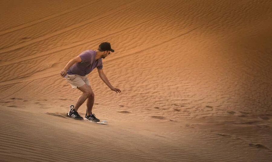 Doha: Sunset Desert Safari, ATV, Camel Ride and Sandboarding - Khor Al Adaid is the quiet payoff
