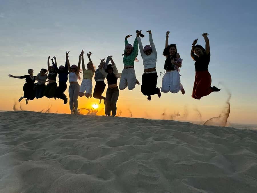 Doha: Sunset Safari, Dune Bashing, Sandboarding & Camel Ride - Key points at a glance