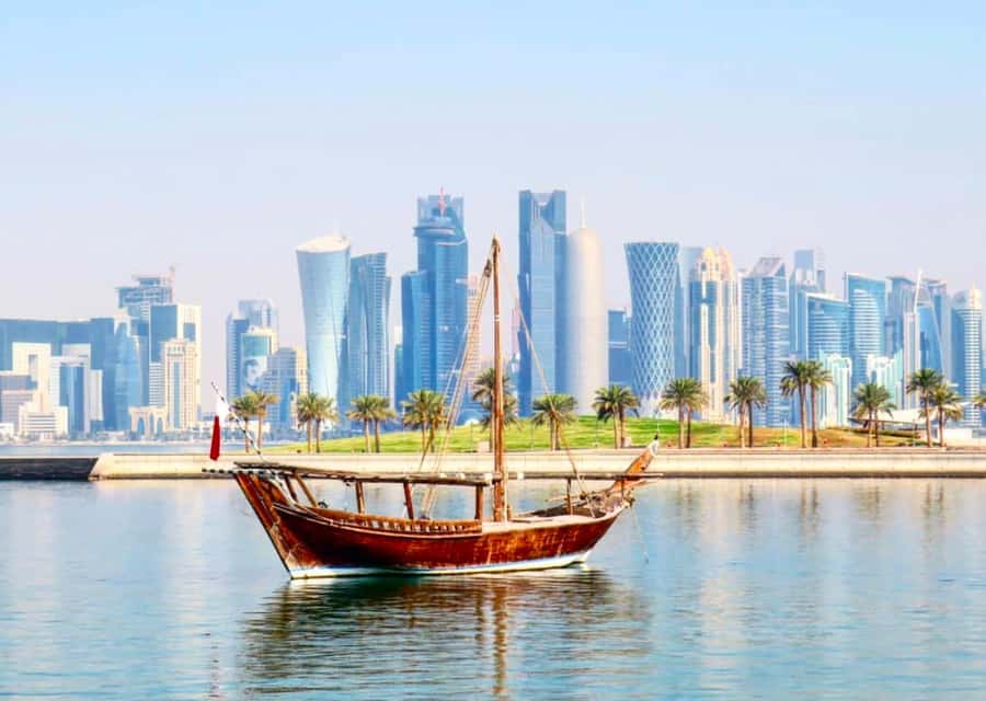 Doha: Sunset Serenade Skyline Dhow Cruise with Buffet Dinner - The views you should watch for