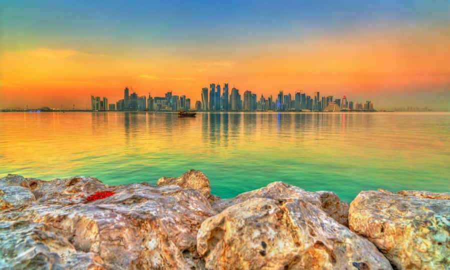 Doha: Sunset Serenity Evening Delights Guided Tour (3 Hour) - West Bay when the city lights come on