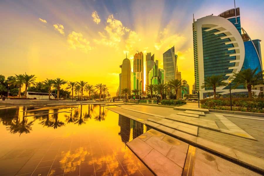 Doha: Sunset Serenity Evening Delights Guided Tour (3 Hour) - Flag Plaza near MIA Park