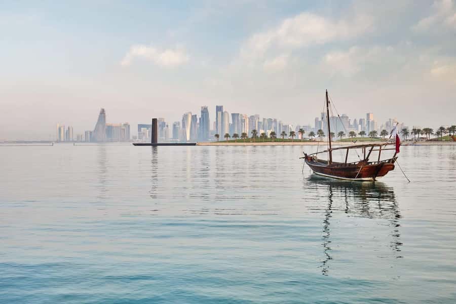 Doha: Traditional Dhow boat ride at Corniche.. - Old Doha Port and the Maritime Side of the City