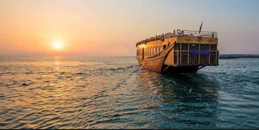 Doha:Traditional Dhow Cruise with Pickup and Drop-off - Katara Cultural Village from the water