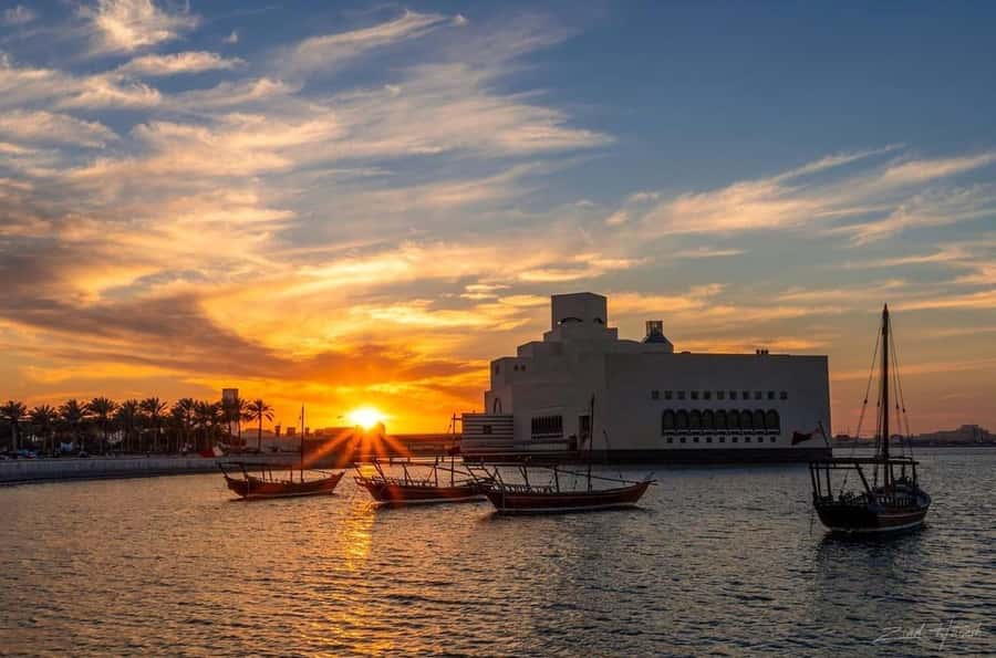 Doha: Traditional Wooden Dhow Cruise with Dinner /Arabic Tea - What happens after the cruise