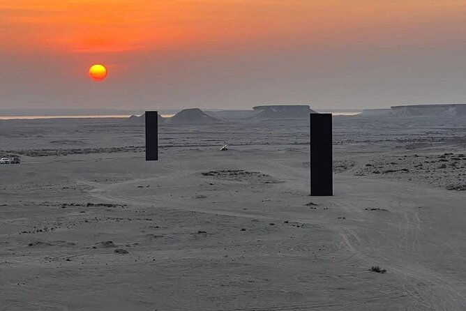 Doha: West Coast Tour , Richard Serra Sculpture, Zekreet - Guides, conversation, and the value of a private vehicle