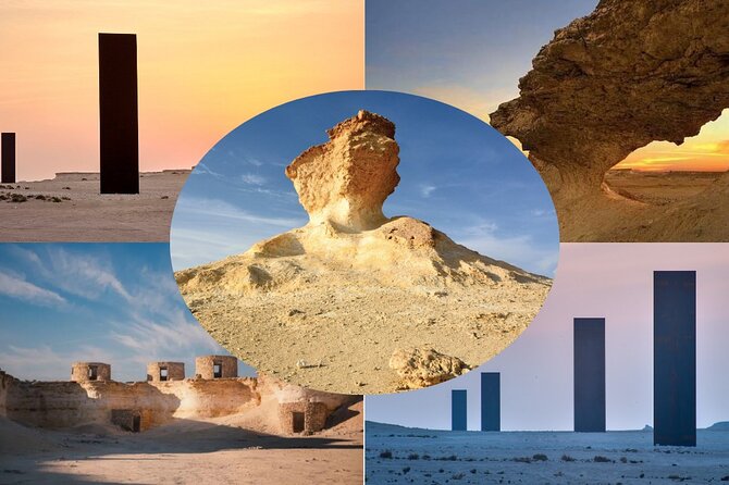 Doha West Qatar Richard Serra Sculpture, Mushroom Rock Tour - Key points to know before you book