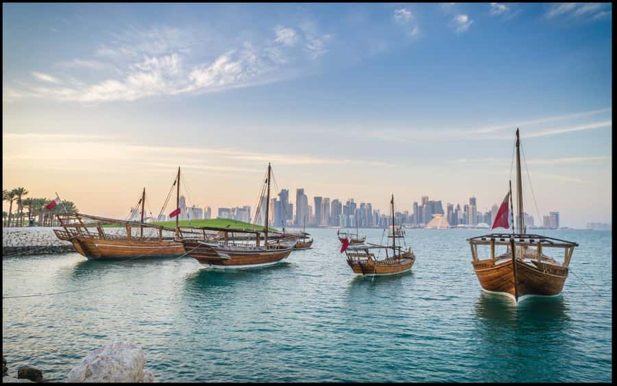 Doha:Wooden Dhow Dinner Cruise with Tea, Arabic Coffee/Dates - Why a dhow changes your view of Doha