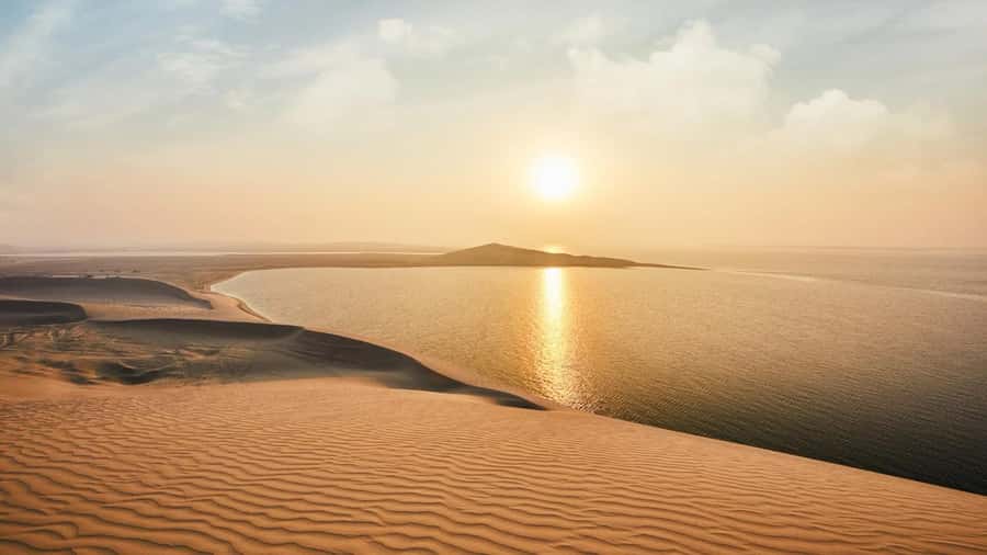 Dune Bashing &Beyond The Ultimate Desert Safari From Doha - The Inland Sea and the best photo pause