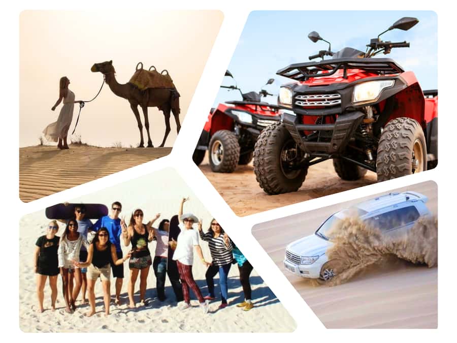 Dune Bashing, Sandboarding, Camel Ride & Optional ATV Ride - Starting from Doha and heading south