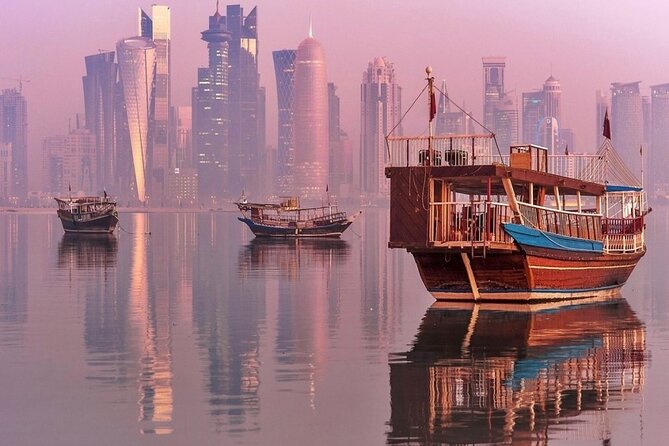Exclusive Doha Private Dhow Cruise & Corniche Walk With Sunset - Photographing Doha from the Gulf