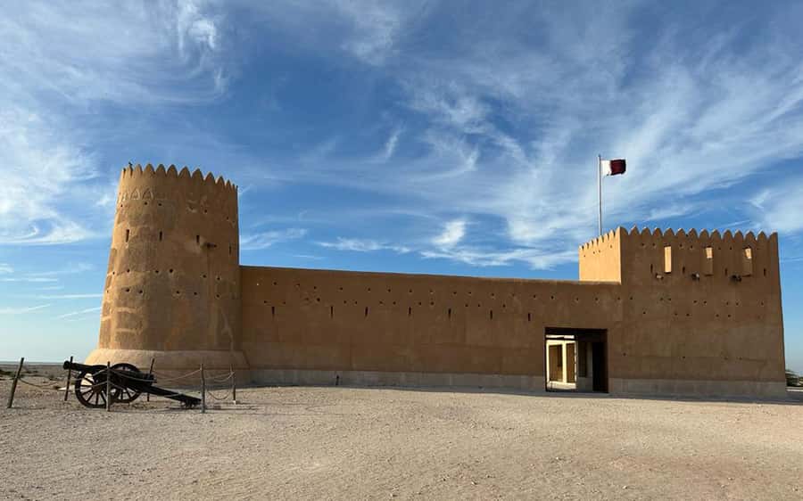 Explore North Qatar with history and archaeological sites. - Purple Island and Qatar’s largest mangroves