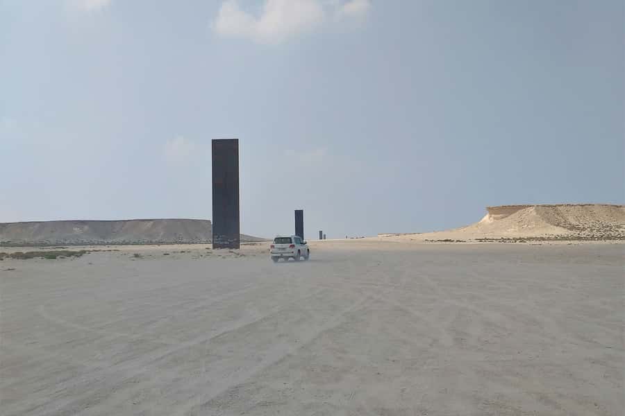 Explore Zekreet: Richard Serra Art & Mushroom Rock Wonders - Mushroom Rock and the Ras Abrouq peninsula