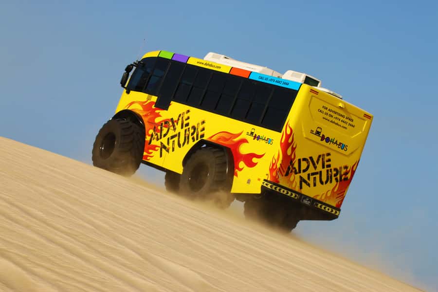 From Doha: Exclusive Monster Bus Safari Experience - The 45-minute Monster Bus ride over Sealine’s dunes