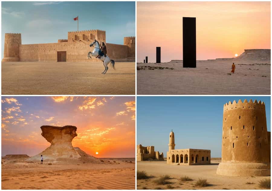 From Doha: Full-Day Tour to Qatar North and West - Key points at a glance