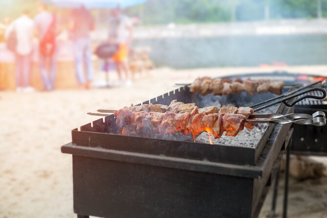 Full-Day Desert Safari with Buffet Dinner || Inland Sea Visit - Sealine Beach is the launch point